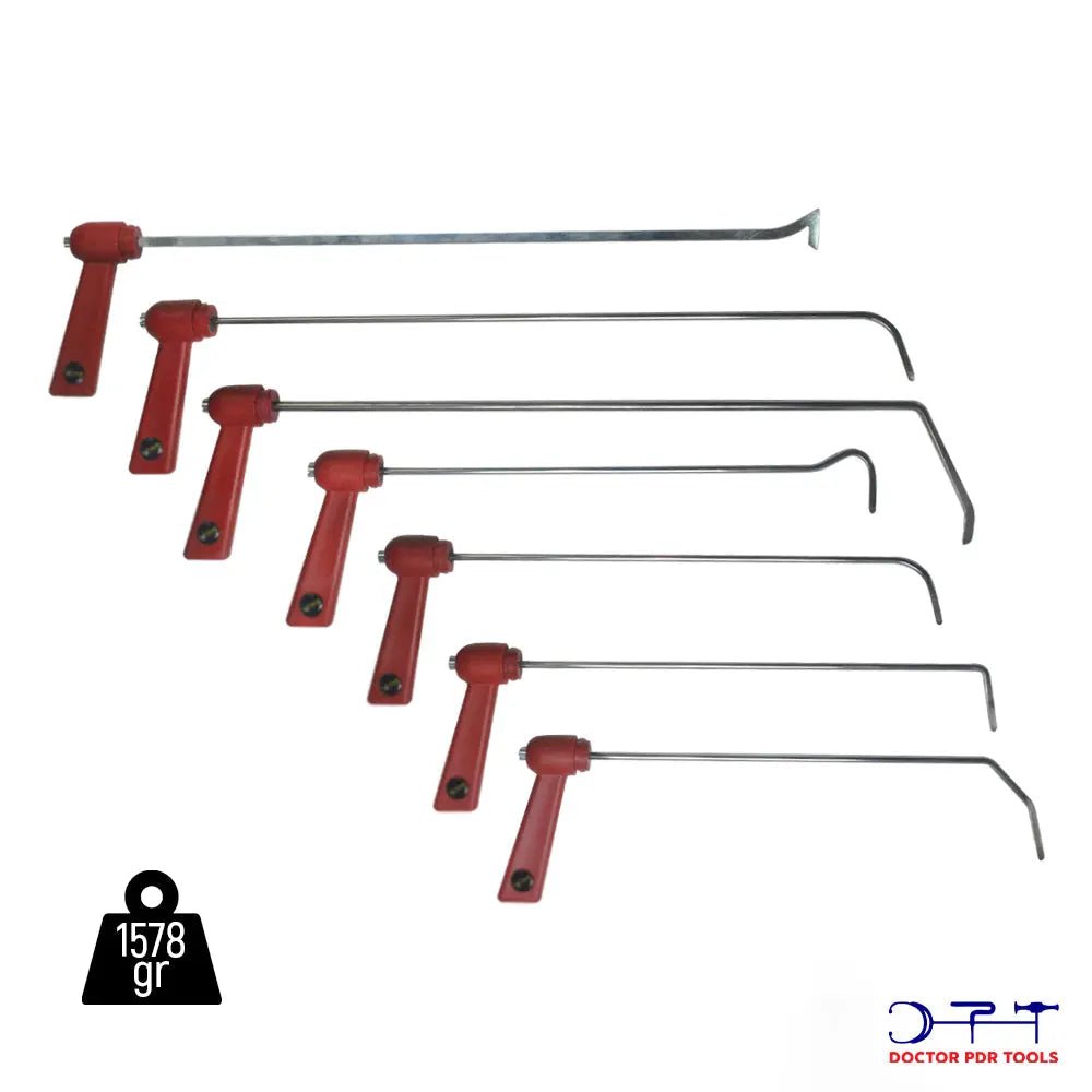 7 Pcs Rotating Handle Stick Set