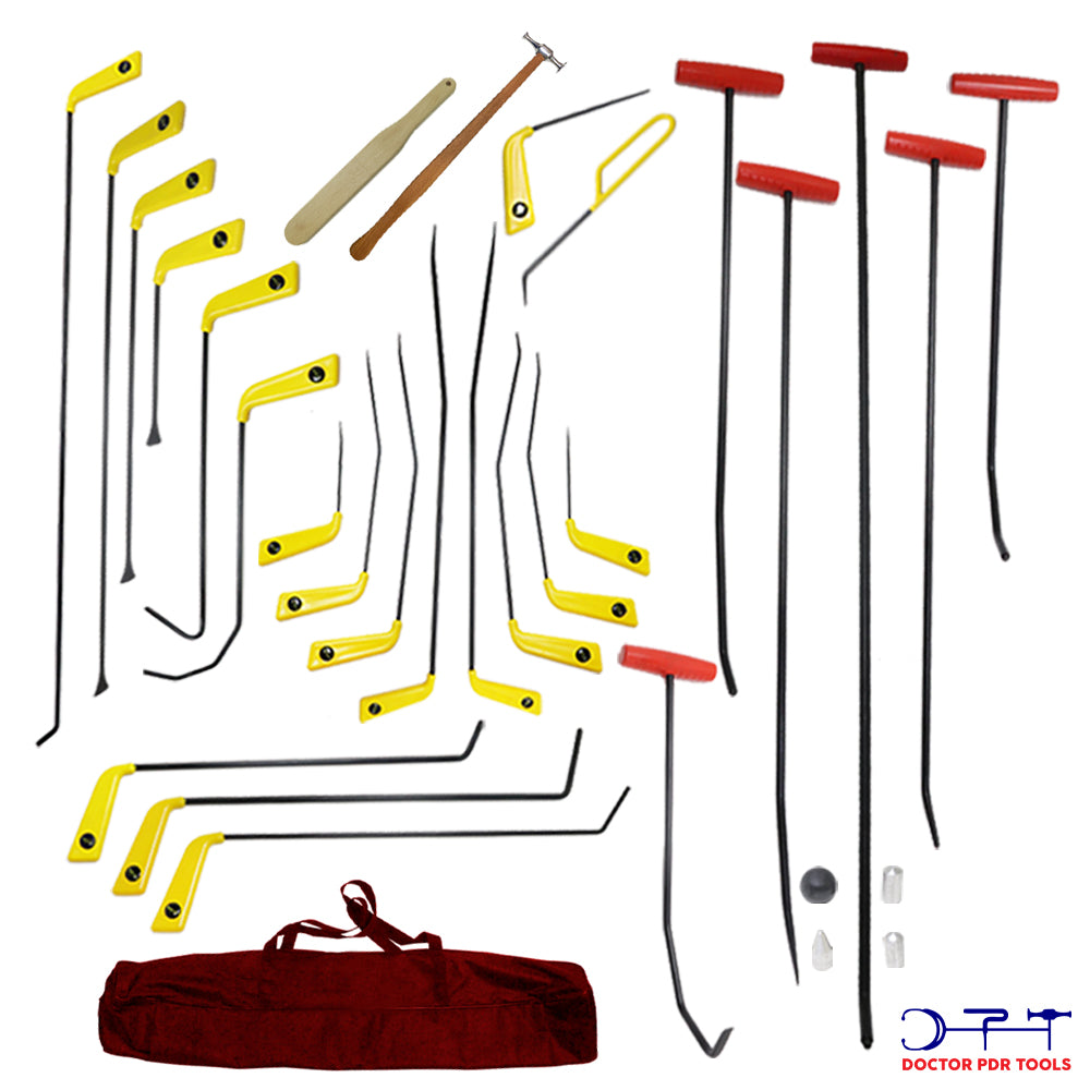 Pdr Tools / Hook Bar Set 27 piezas de acero de alto carbono varillas tratadas térmicamente de alta calidad 