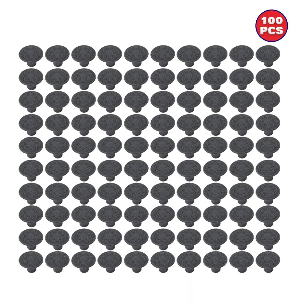 Professional Round Head Glue Nail (0048) | Wide Surface Pulling Tab for Paintless Dent Repair - Auto Hail Damage Repair Kit