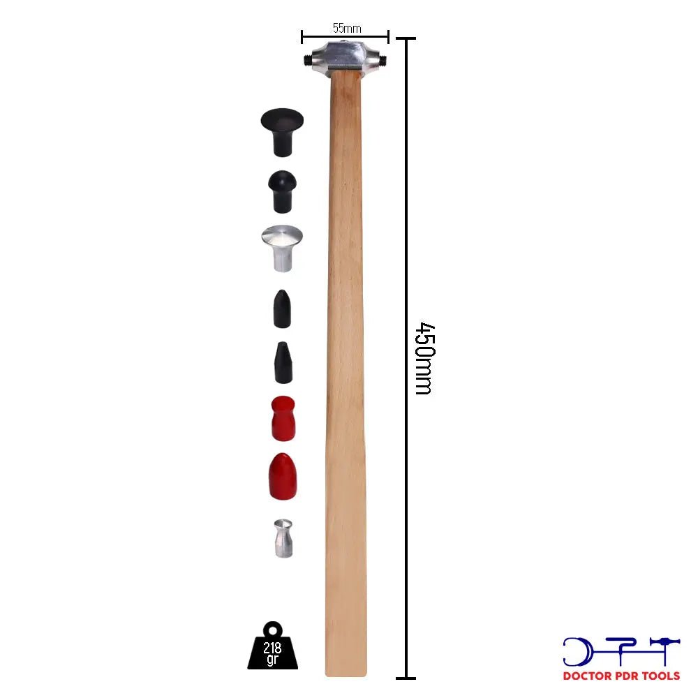 Hammer Set 8 Pieces Interchangeable Functional Bits - DoctorPdrTools