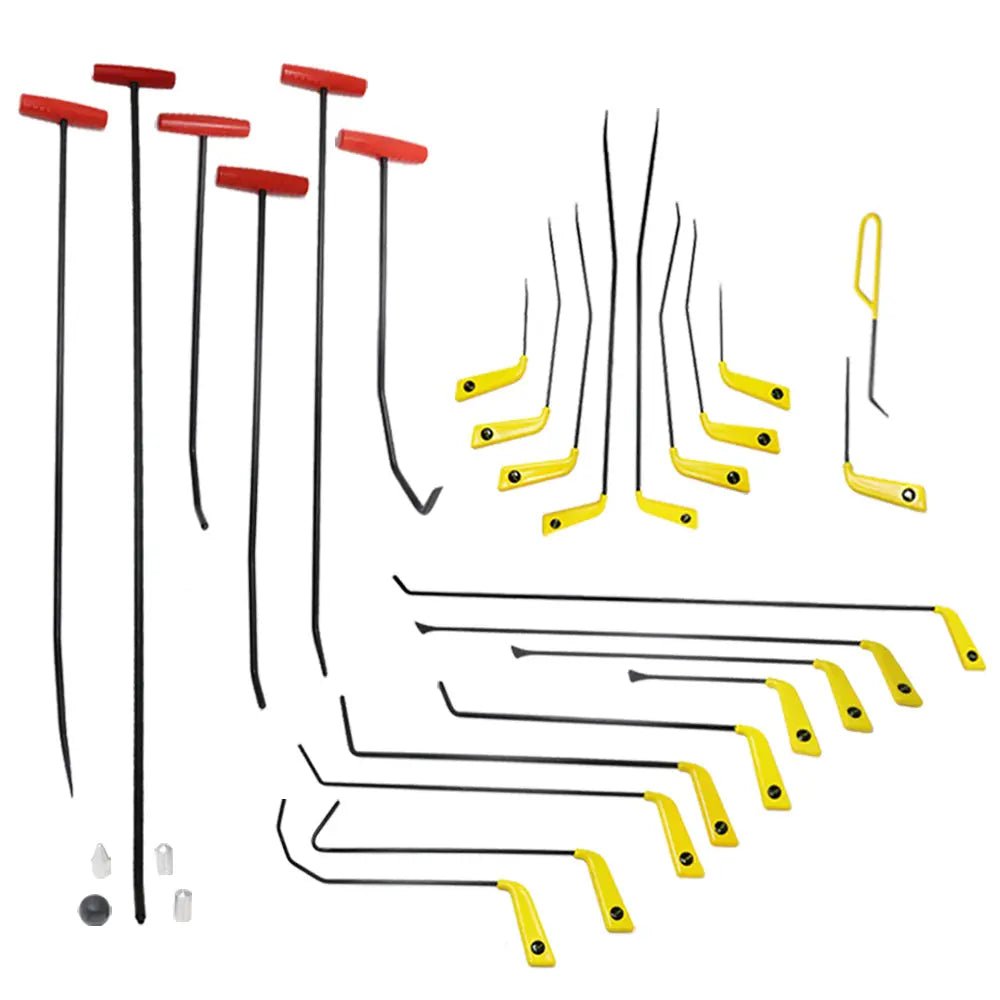 Hook Bar Set 27 Pieces High Carbon Steel High Quality Heat Treated Rods - DoctorPdrTools
