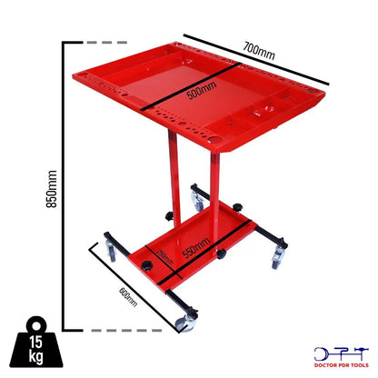 Metal Folding Stand With Wheels For Rods - DoctorPdrTools