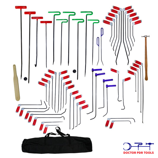 Paintless Dent Repair Tool Rods Tools Dent Puller Car Dent Removal Rod Set